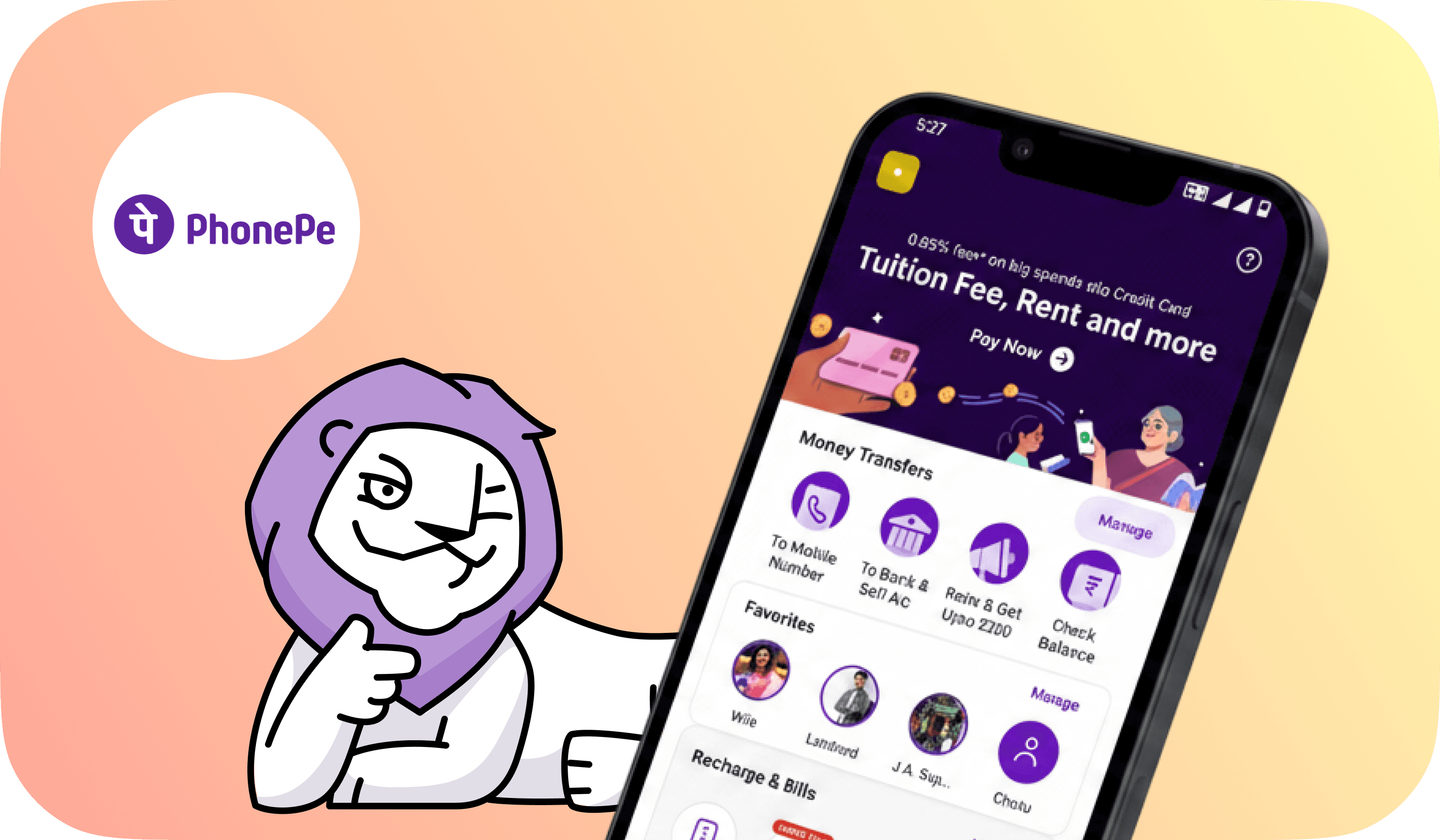 PhonePe app interface